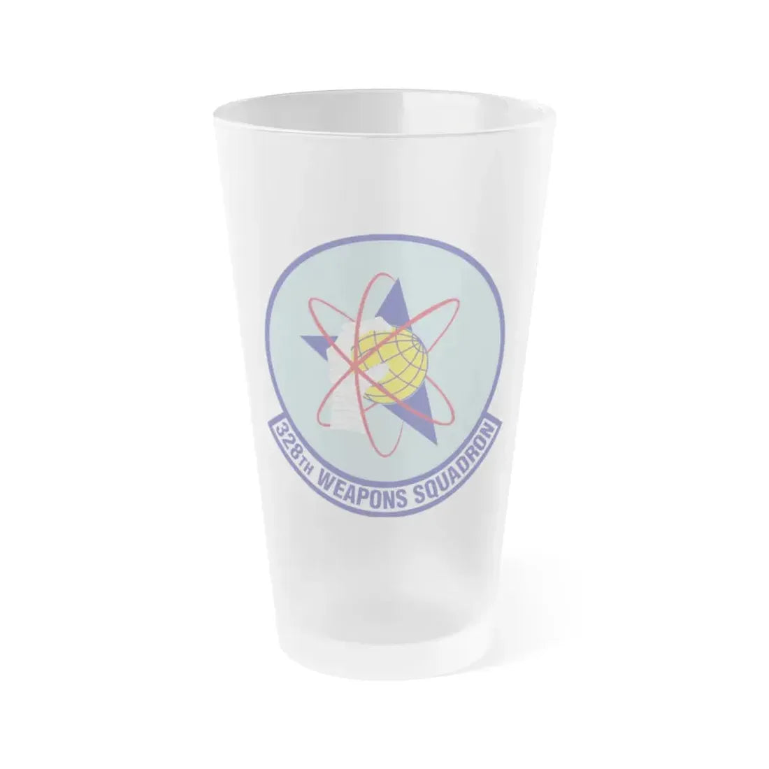328th Weapons Squadron (U.S. Air Force) Frosted Pint Glass 16oz 16oz Frosted - Go Mug Yourself