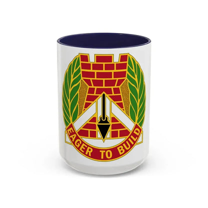 329 Engineer Group (U.S. Army) Accent Coffee Mug 15oz Navy - Go Mug Yourself