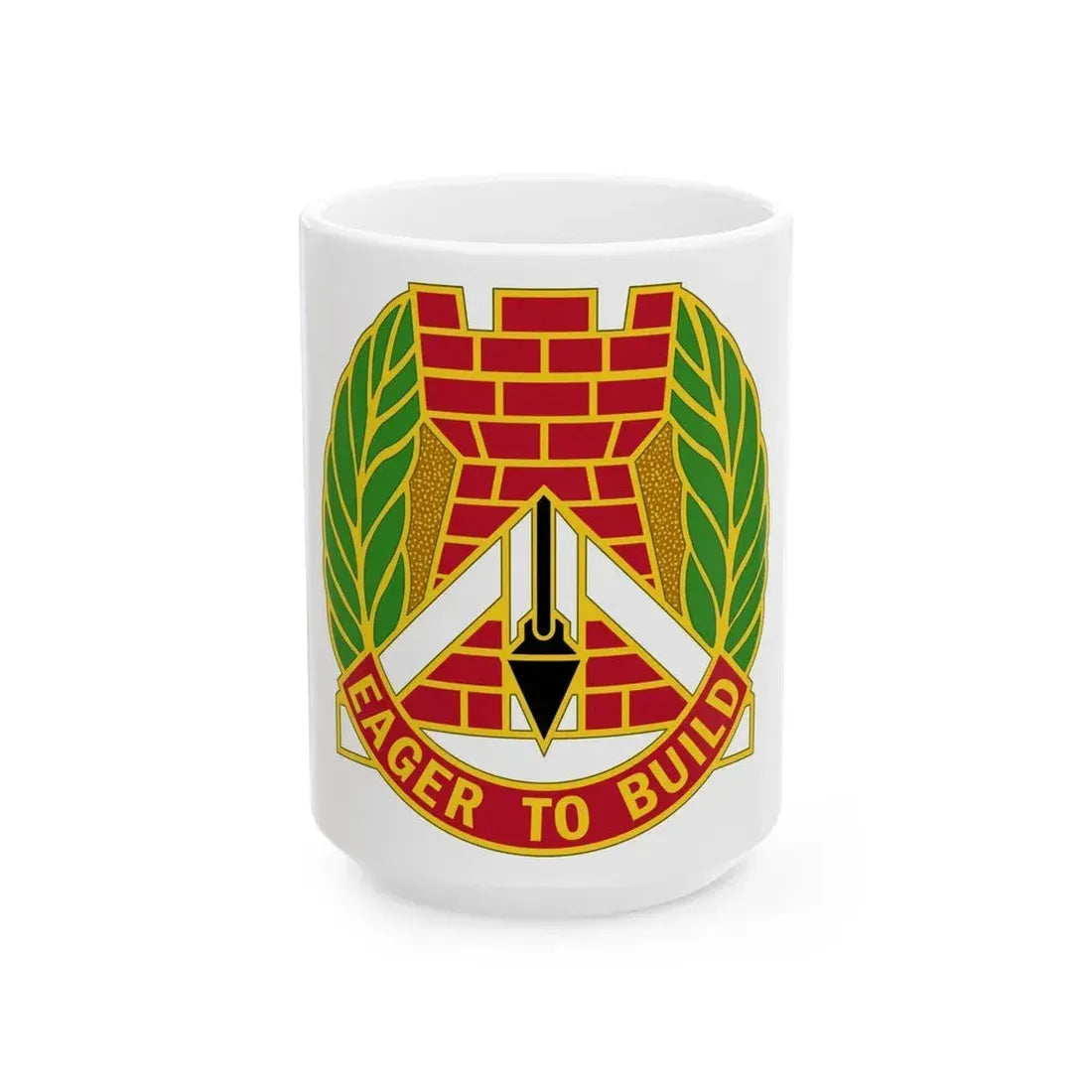329 Engineer Group (U.S. Army) White Coffee Mug 15oz - Go Mug Yourself