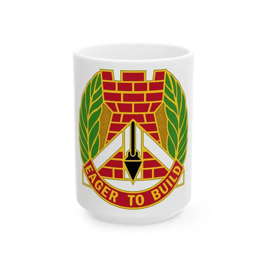 329 Engineer Group (U.S. Army) White Coffee Mug 15oz - Go Mug Yourself