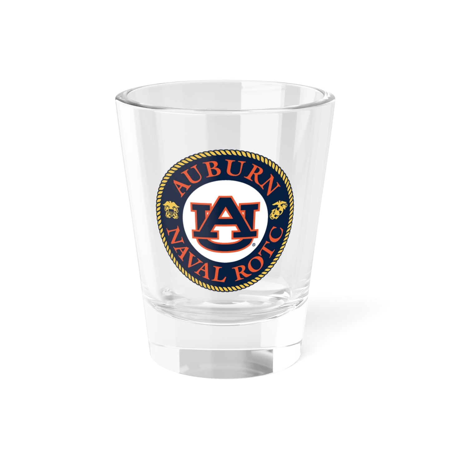 Auburn University NROTC (U.S. Navy) Shot Glass 1.5oz