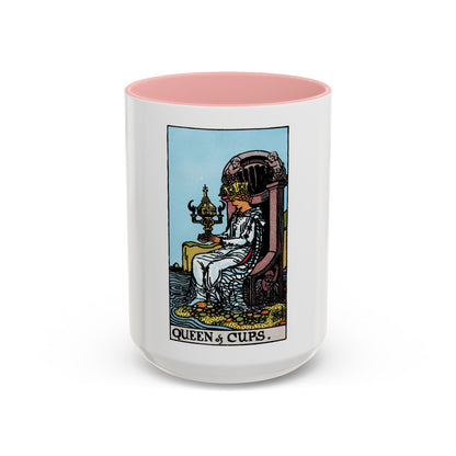 The Queen of Cups (Tarot Card) Accent Coffee Mug