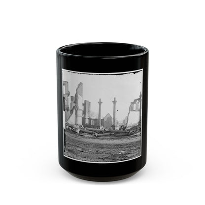 Richmond, Va. Ruins Of The Southern Express Office (Carey Street) (U.S. Civil War) Black Coffee Mug