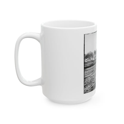 Bermuda Hundred , Virginia. View (U.S. Civil War) White Coffee Mug