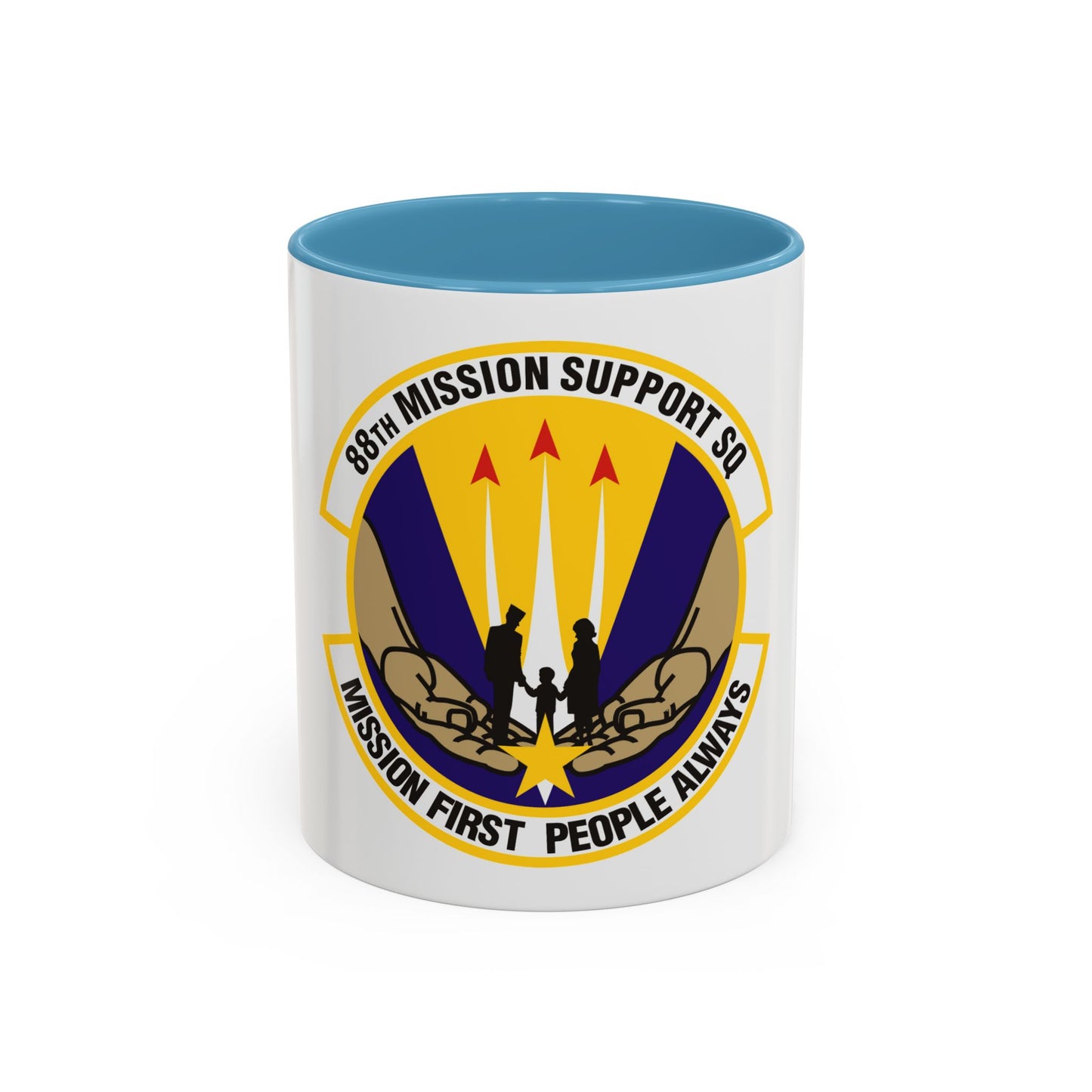 88th Mission Support Squadron (U.S. Air Force) Accent Coffee Mug