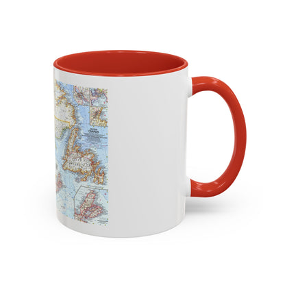 Canada - Eastern (1967) (Map) Accent Coffee Mug