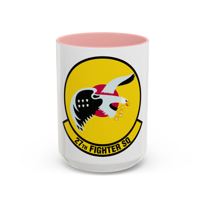 27th Fighter Squadron (U.S. Air Force) Accent Coffee Mug