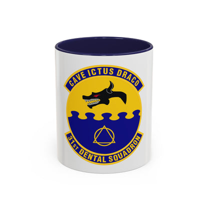 31st Dental Squadron (U.S. Air Force) Accent Coffee Mug