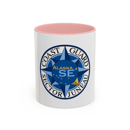 USCG Sector Juneau (U.S. Coast Guard) Accent Coffee Mug