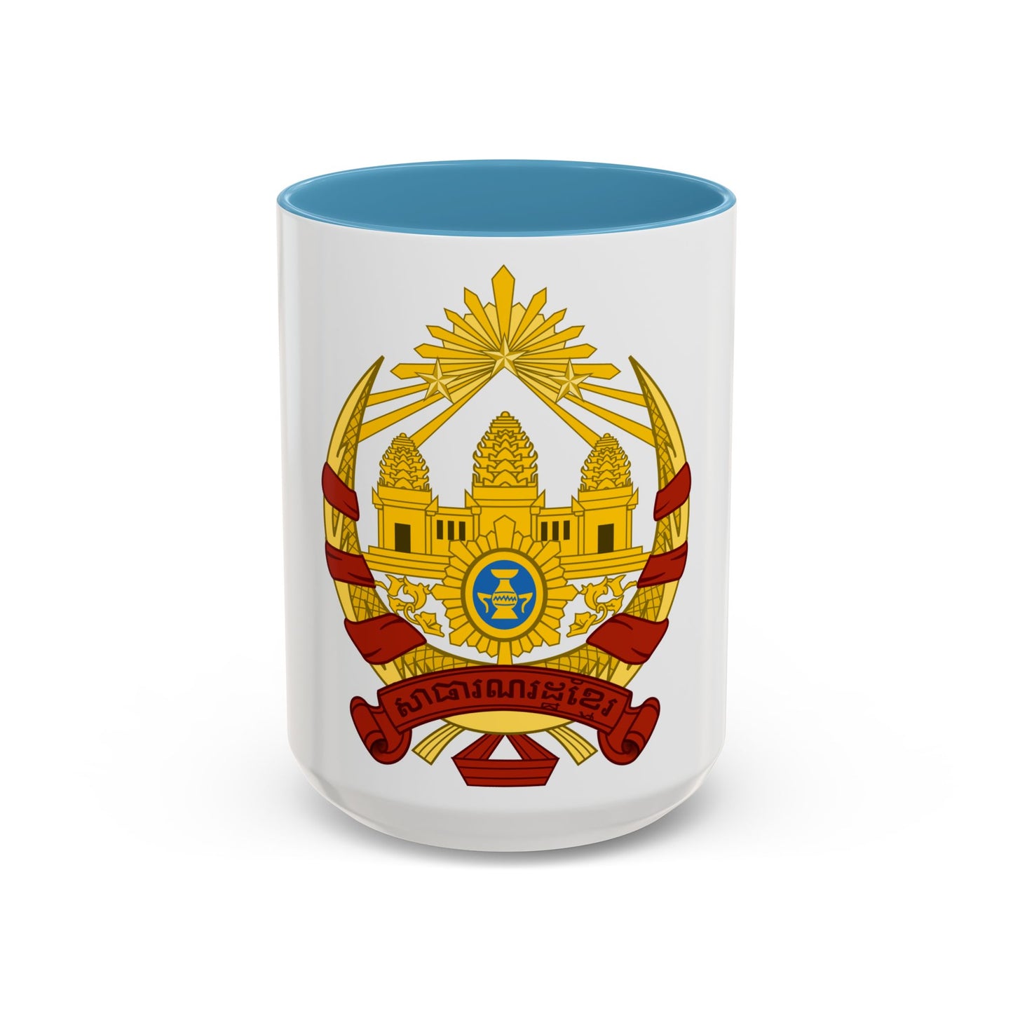 Coat of arms of the Khmer Republic - Accent Coffee Mug