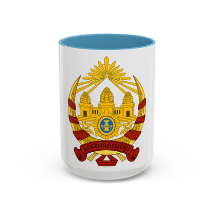 Coat of arms of the Khmer Republic - Accent Coffee Mug