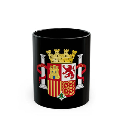 Coat of Arms of Spain (1931-1939) - Black Coffee Mug-11oz-Go Mug Yourself