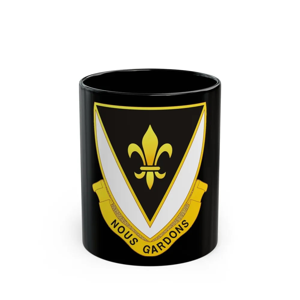 329th Infantry Regiment (U.S. Army) Black Coffee Mug-11oz-Go Mug Yourself