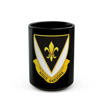 329th Infantry Regiment (U.S. Army) Black Coffee Mug-15oz-Go Mug Yourself