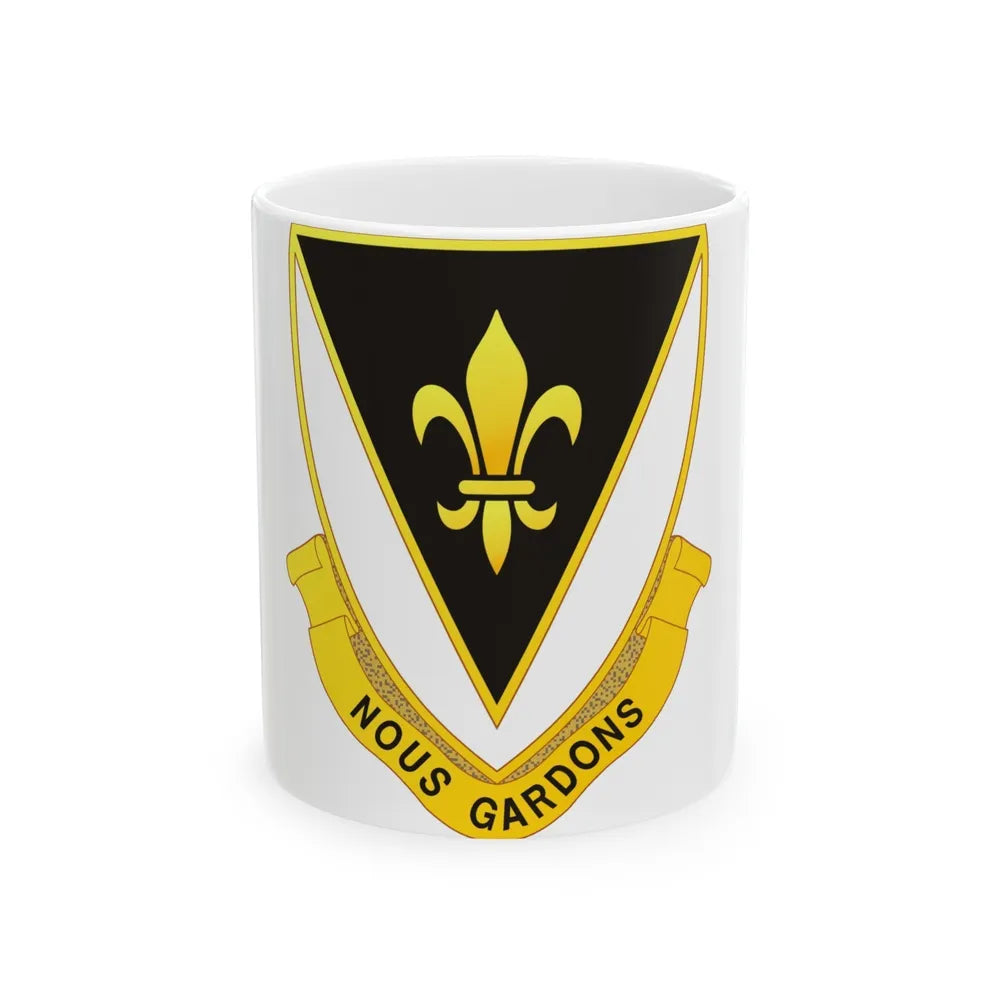 329th Infantry Regiment (U.S. Army) White Coffee Mug-11oz-Go Mug Yourself