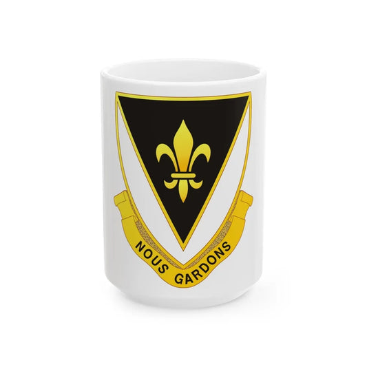 329th Infantry Regiment (U.S. Army) White Coffee Mug-15oz-Go Mug Yourself