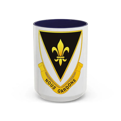 329th Infantry Regiment (U.S. Army) Accent Coffee Mug 15oz Navy - Go Mug Yourself