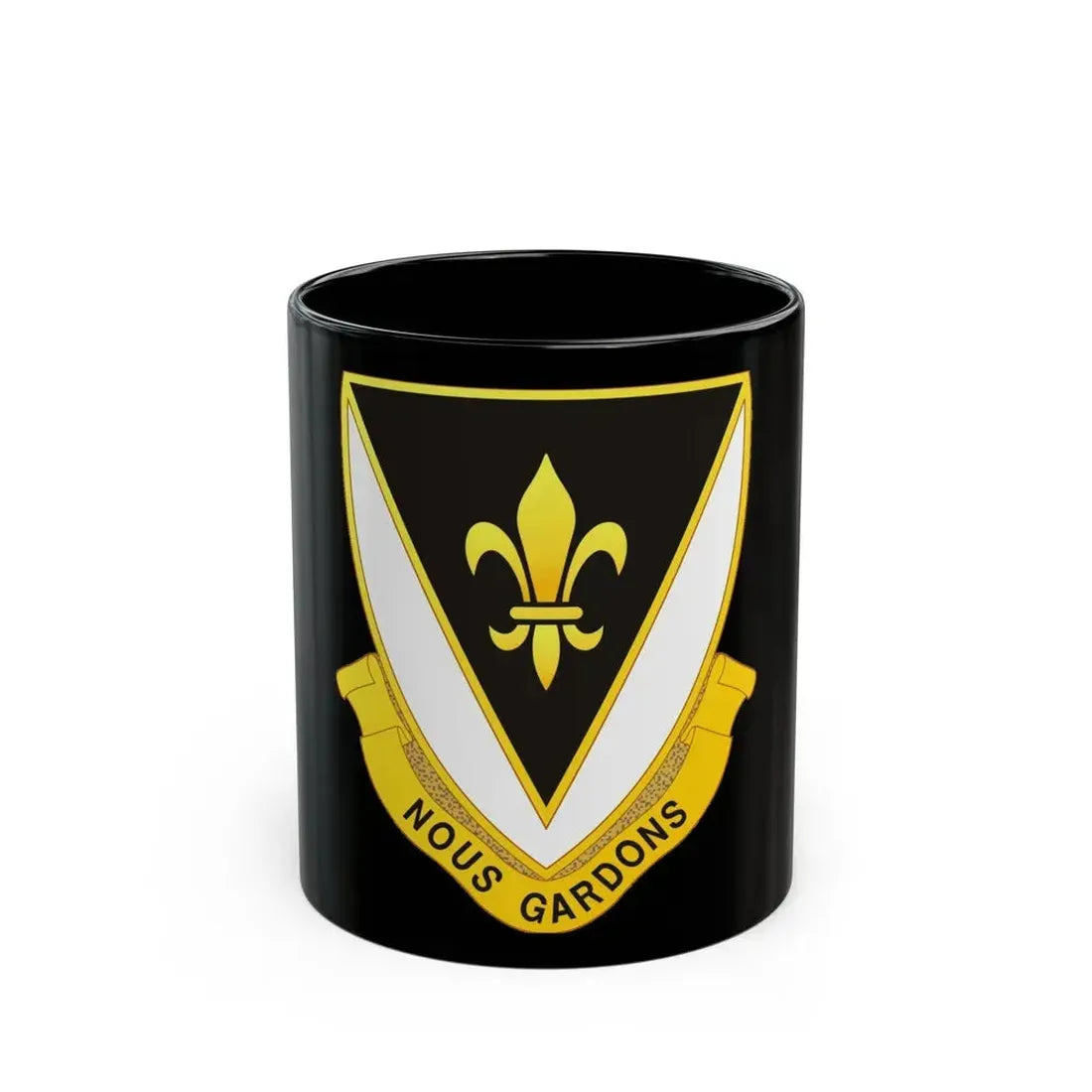 329th Infantry Regiment (U.S. Army) Black Coffee Mug 11oz - Go Mug Yourself