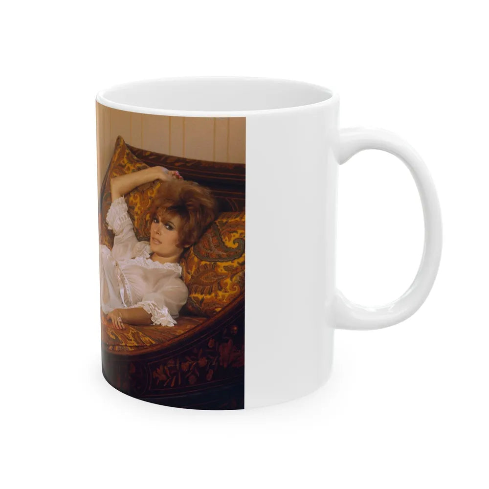 Jill St. John #163 (Vintage Female Icon) White Coffee Mug-Go Mug Yourself