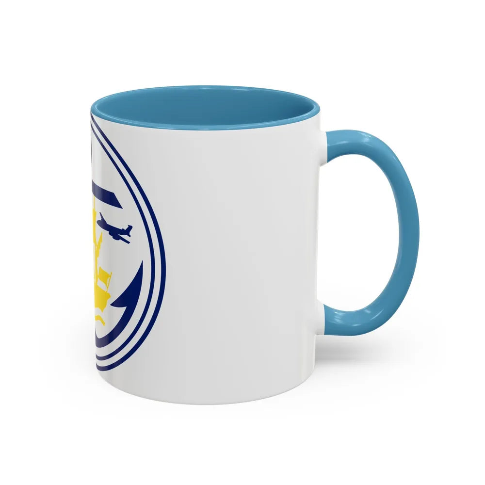 Seal of Anchorage Alaska - Accent Coffee Mug-Go Mug Yourself