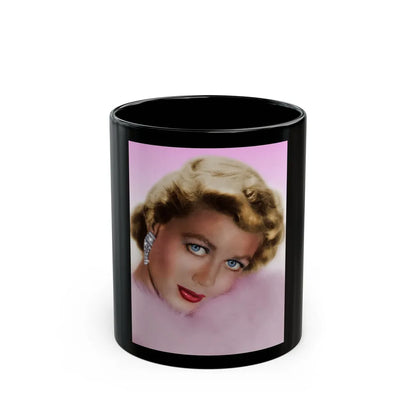 Dorothy Malone #173 (Vintage Female Icon) Black Coffee Mug-11oz-Go Mug Yourself