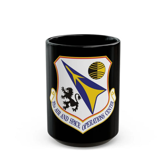 32d Air and Space Operations Center (U.S. Air Force) Black Coffee Mug-15oz-Go Mug Yourself