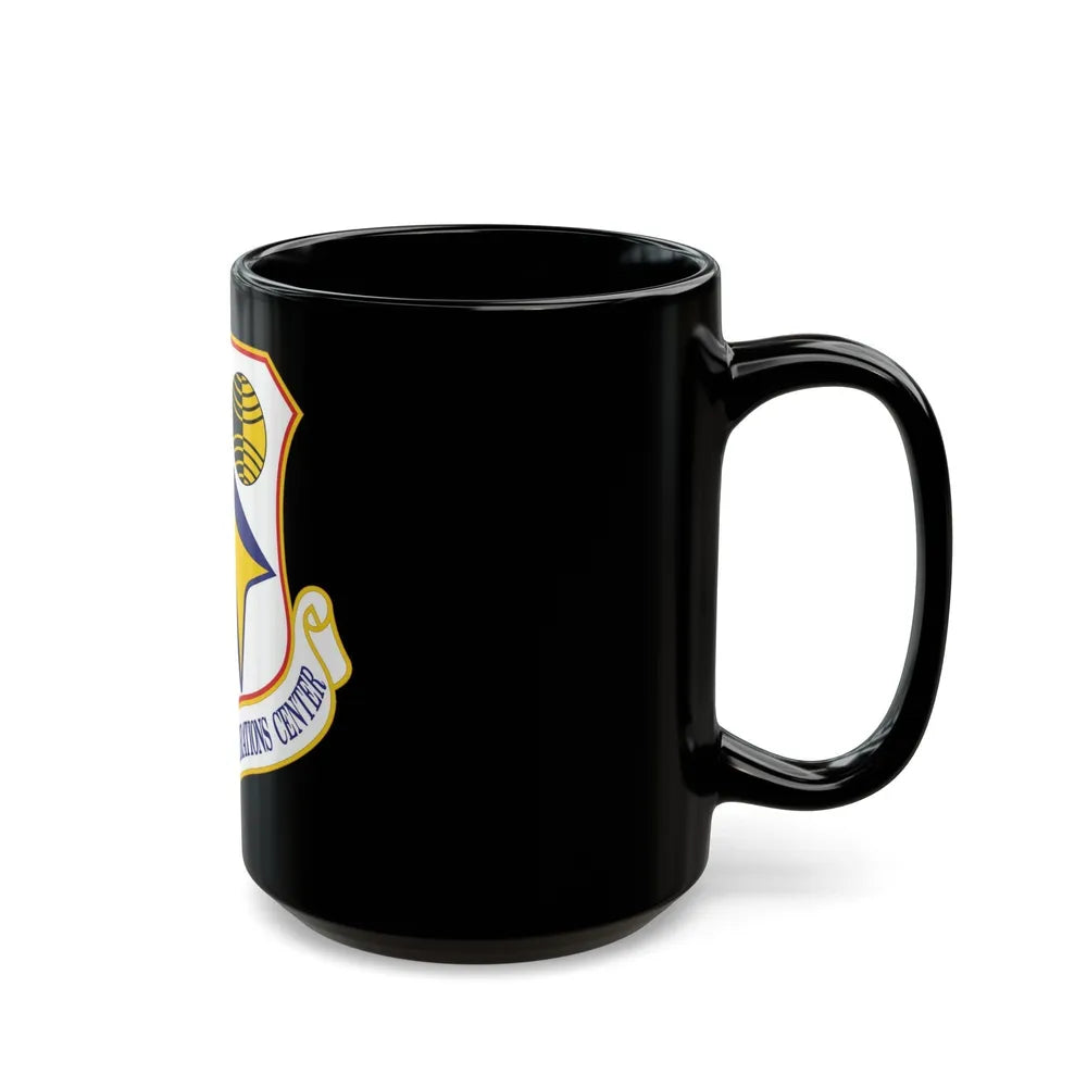 32d Air and Space Operations Center (U.S. Air Force) Black Coffee Mug-Go Mug Yourself