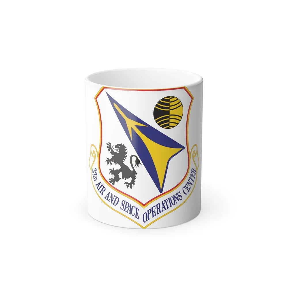 32d Air and Space Operations Center (U.S. Air Force) Color Changing Coffee Mug-11oz-Go Mug Yourself