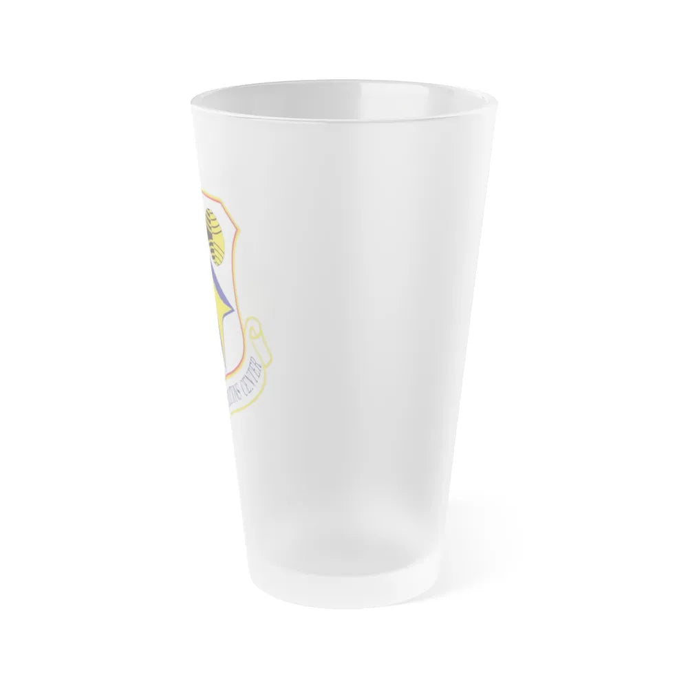 32d Air and Space Operations Center (U.S. Air Force) Frosted Pint Glass 16oz-Go Mug Yourself