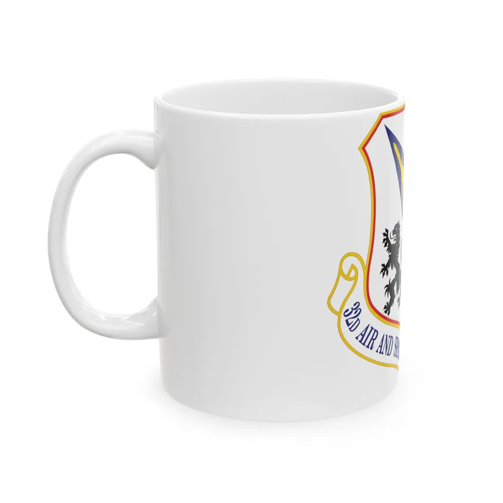 32d Air and Space Operations Center (U.S. Air Force) White Coffee Mug-Go Mug Yourself