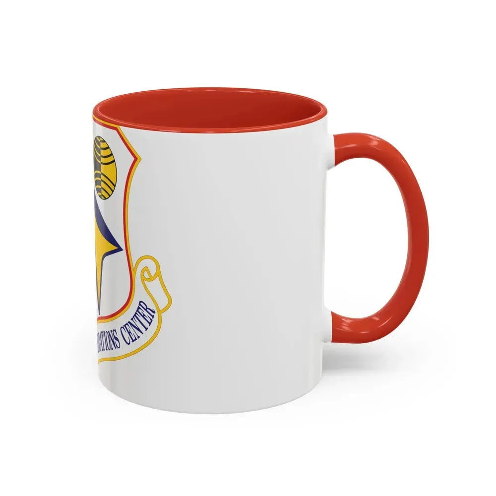 32d Air and Space Operations Center (U.S. Air Force) Accent Coffee Mug - Go Mug Yourself