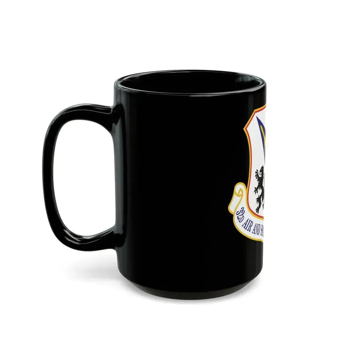 32d Air and Space Operations Center (U.S. Air Force) Black Coffee Mug - Go Mug Yourself