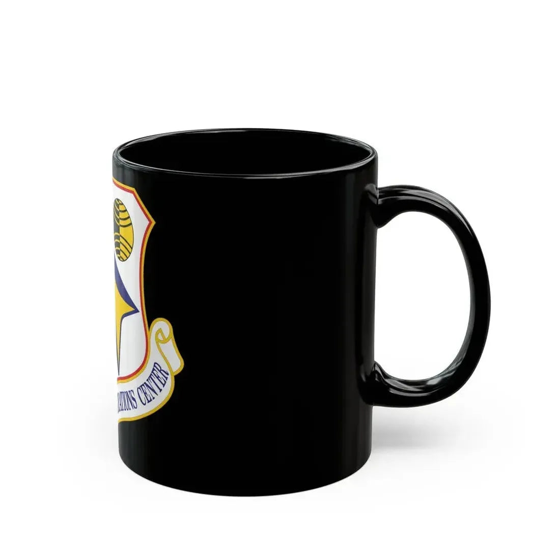 32d Air and Space Operations Center (U.S. Air Force) Black Coffee Mug - Go Mug Yourself