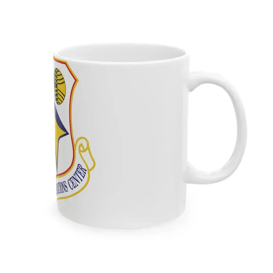 32d Air and Space Operations Center (U.S. Air Force) White Coffee Mug - Go Mug Yourself