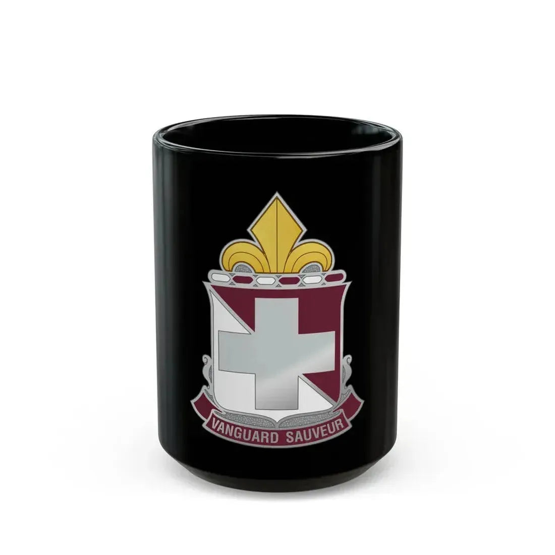 32d Hospital Center (U.S. Army) Black Coffee Mug 15oz - Go Mug Yourself