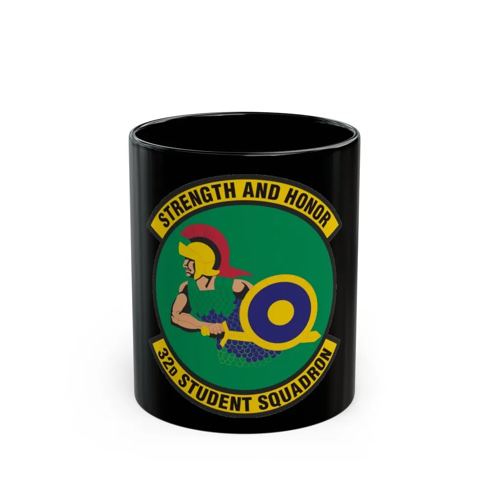 32d Student Squadron (U.S. Air Force) Black Coffee Mug-11oz-Go Mug Yourself