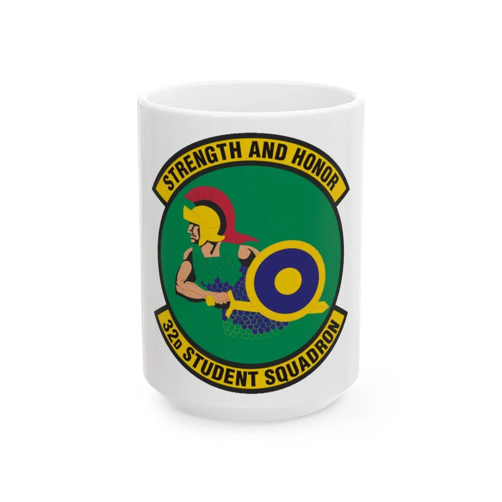 32d Student Squadron (U.S. Air Force) White Coffee Mug-15oz-Go Mug Yourself