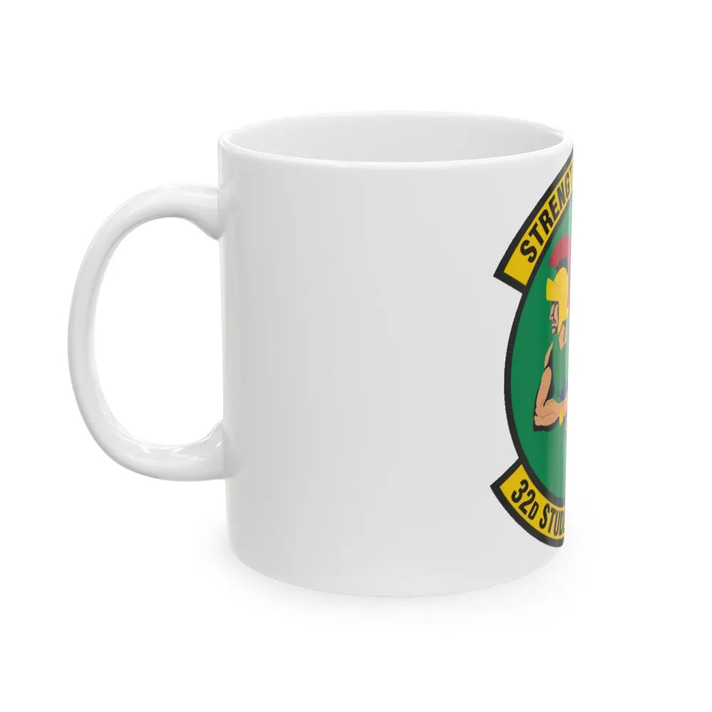 32d Student Squadron (U.S. Air Force) White Coffee Mug-Go Mug Yourself