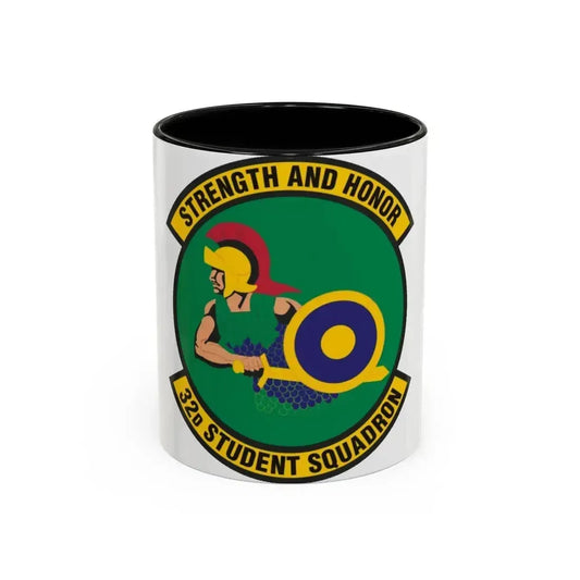 32d Student Squadron (U.S. Air Force) Accent Coffee Mug 11oz Black - Go Mug Yourself