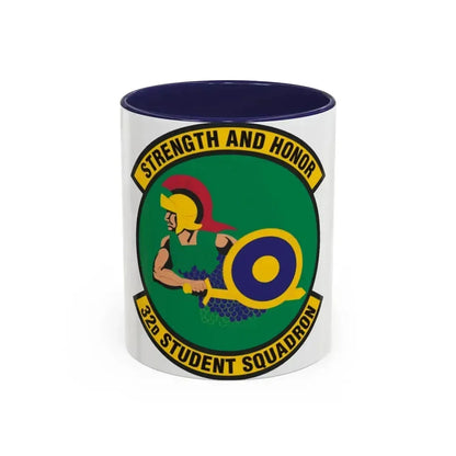 32d Student Squadron (U.S. Air Force) Accent Coffee Mug 11oz Navy - Go Mug Yourself