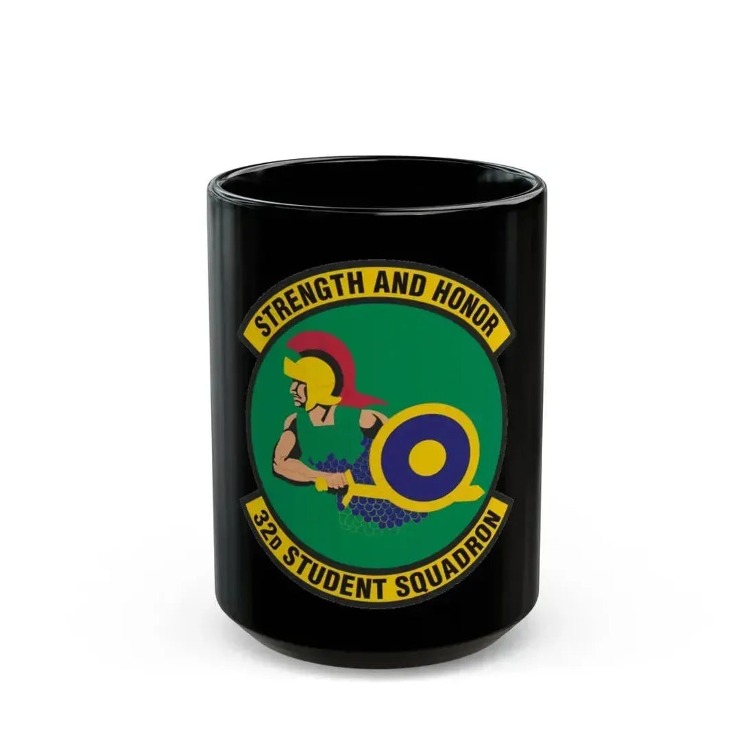 32d Student Squadron (U.S. Air Force) Black Coffee Mug 15oz - Go Mug Yourself