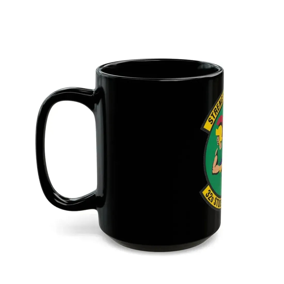 32d Student Squadron (U.S. Air Force) Black Coffee Mug - Go Mug Yourself