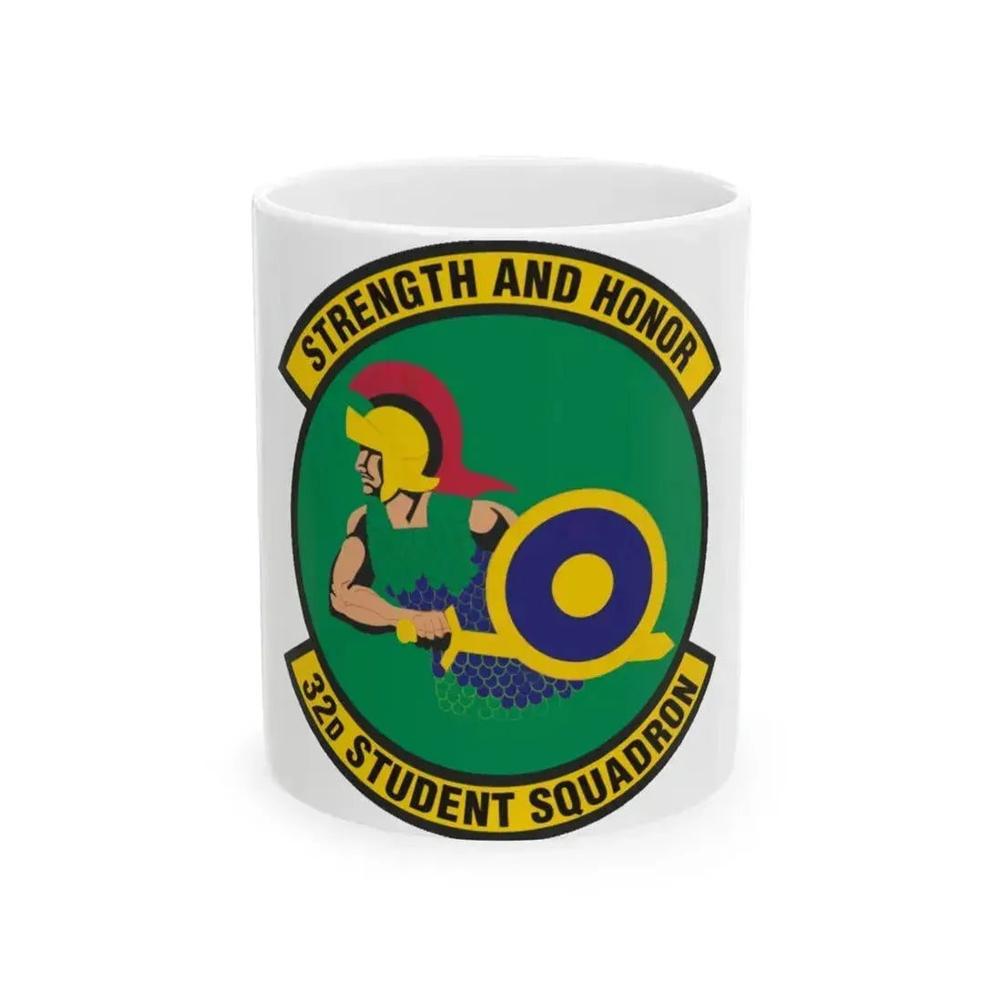 32d Student Squadron (U.S. Air Force) White Coffee Mug 11oz - Go Mug Yourself