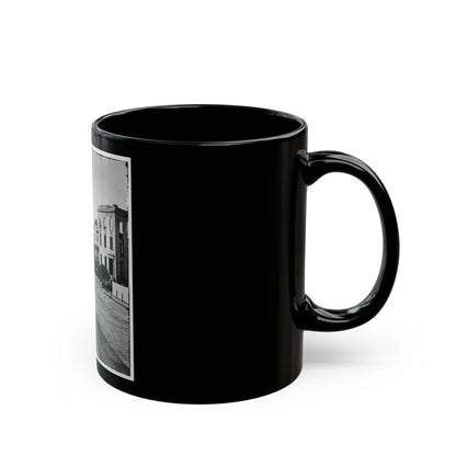 Charleston, S.C. Houses On The Battery; The Nearest Is Burned Out (U.S. Civil War) Black Coffee Mug-Go Mug Yourself