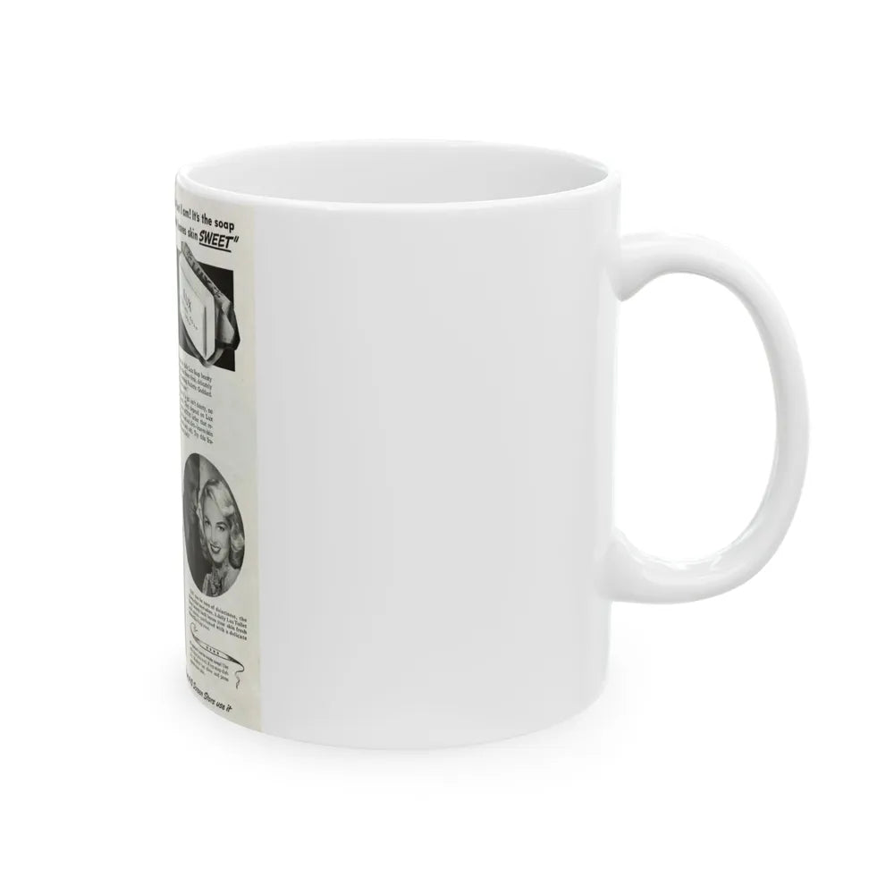 Paulette Goddard #162 - Shampoo Add (Vintage Female Icon) White Coffee Mug-Go Mug Yourself