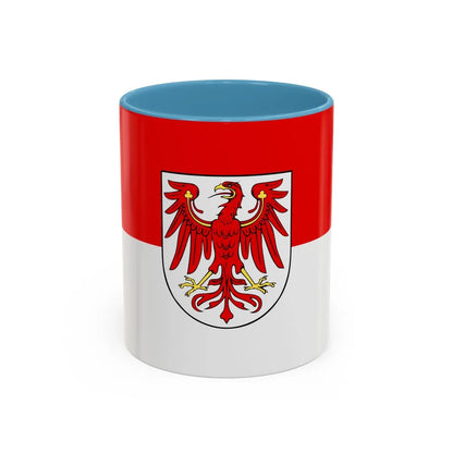 Flag of Brandenburg Germany - Accent Coffee Mug-11oz-Light Blue-Go Mug Yourself