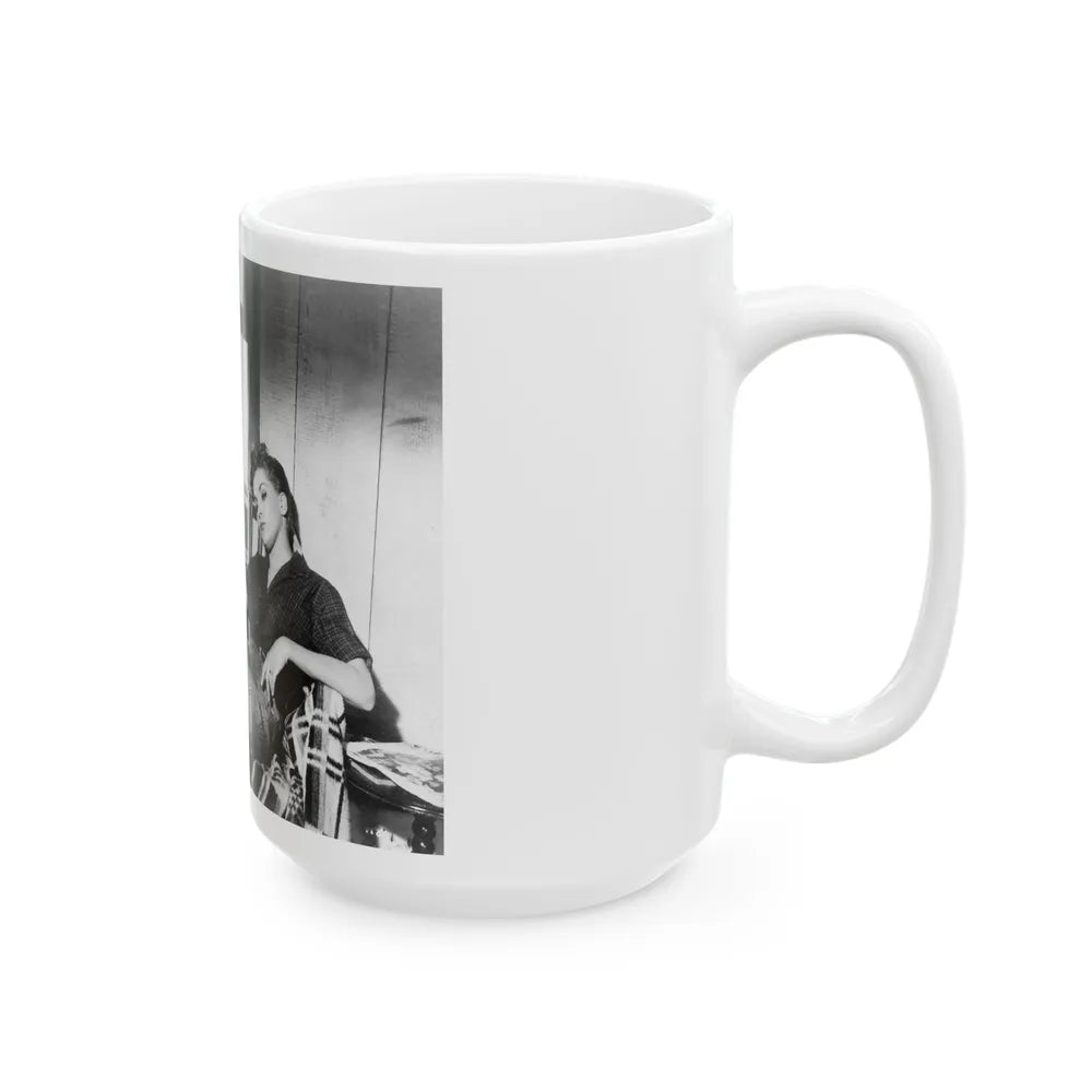 Debra Paget #366 (Vintage Female Icon) White Coffee Mug-Go Mug Yourself