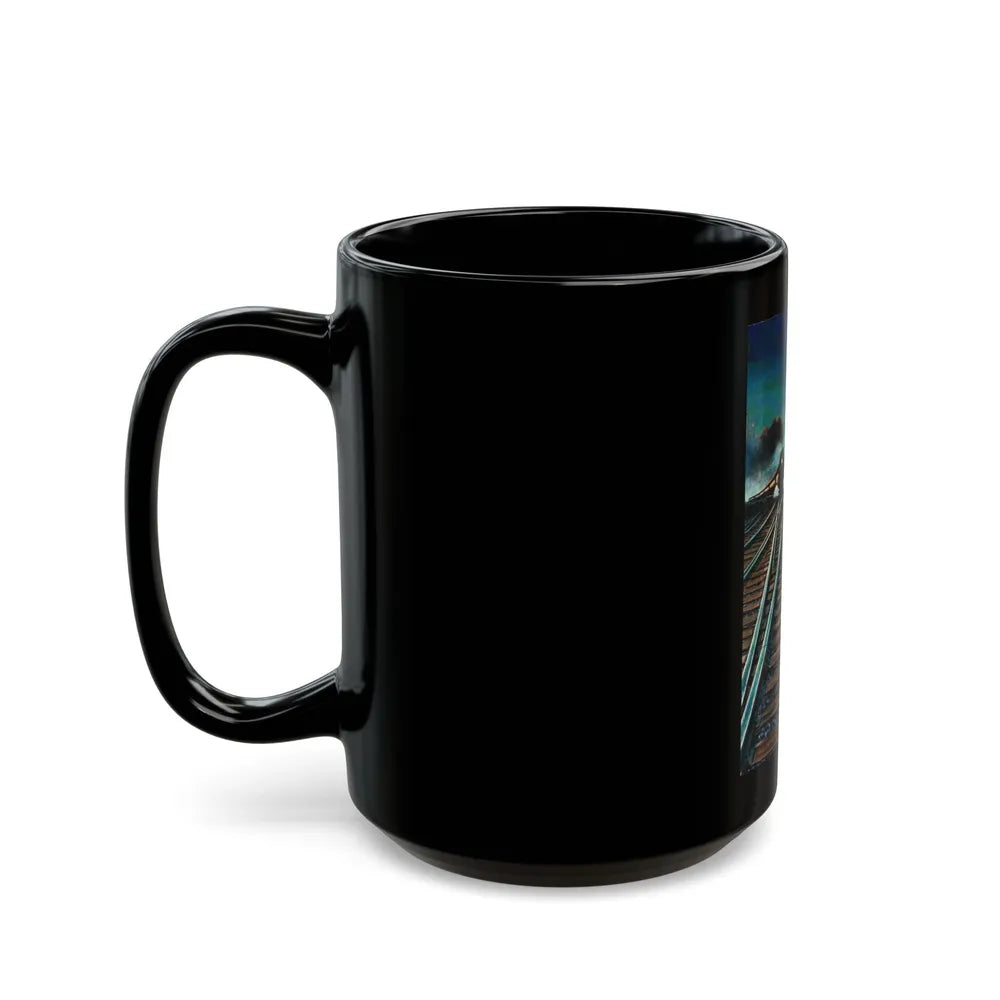 Entering the Station - Black Coffee Mug-Go Mug Yourself