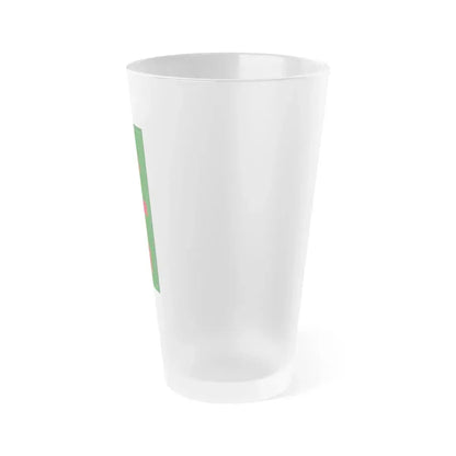 32nd infantry division (U.S. Army) Frosted Pint Glass 16oz - Go Mug Yourself