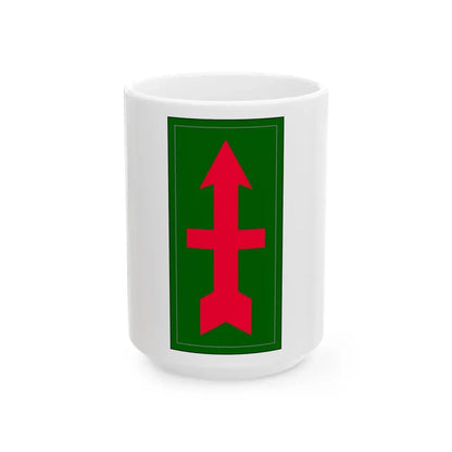 32nd infantry division (U.S. Army) White Coffee Mug 15oz - Go Mug Yourself